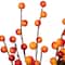 14" Orange & Red Berry Artificial Fall Harvest Twig Wreath